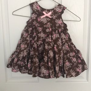 Spring floral baby dress